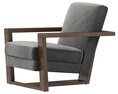Restoration Hardware Roger Leather Chair 3d model