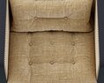 Restoration Hardware Shelter Arm Upholstered Chair 3Dモデル