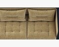 Restoration Hardware Shelter Arm Upholstered Sofa 3D模型