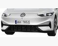 Volkswagen ID7 3D-Modell clay render