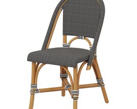 Restoration Hardware St Germain Resin Side Chair 3D model