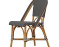 Restoration Hardware St Germain Resin Side Chair Modelo 3D