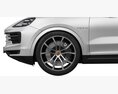 Porsche Cayenne E-Hybrid Coupe 2024 Modello 3D vista frontale