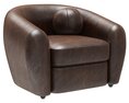 Restoration Hardware Sylvain Leather Chair 3D-Modell
