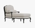 Restoration Hardware Toulouse Chaise 3D 모델 