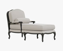 Restoration Hardware Toulouse Chaise 3Dモデル