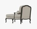 Restoration Hardware Toulouse Chaise 3D 모델 