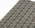 Restoration Hardware Triango Wool Grey Charcoal Rug 3d model