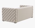 Restoration Hardware Tribeca Tufted Daybed 3Dモデル