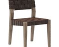 Restoration Hardware Vero Leather Side Chair Modello 3D
