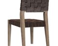 Restoration Hardware Vero Leather Side Chair 3d model