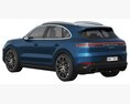 Porsche Cayenne 2024 3Dモデル wire render