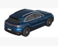 Porsche Cayenne 2024 3d model top view