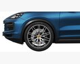 Porsche Cayenne 2024 3D模型 正面图