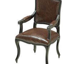 Restoration Hardware Vintage French Camelback Armchair 3Dモデル