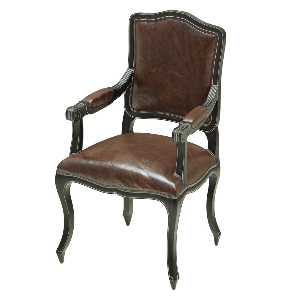 Restoration Hardware Vintage French Camelback Armchair 3Dモデル