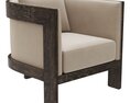 Restoration Hardware Whitby Leather Chair 3D-Modell