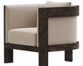 Restoration Hardware Whitby Leather Chair 3Dモデル
