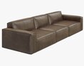 RH Modern Como Modular Sofa 3Dモデル