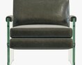 RH Modern Luca Leather Chair Modelo 3d