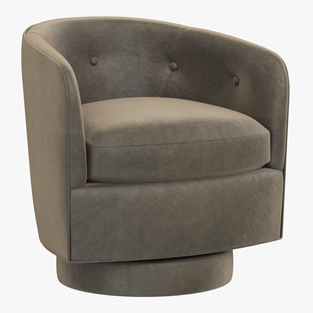 RH Modern Milo Baughman Chair 3D model