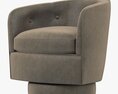 RH Modern Milo Baughman Chair 3D 모델 