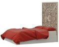 RH Teen Anaya Platform Bed 3D模型