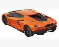 Lamborghini Revuelto 3D-Modell wire render
