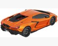 Lamborghini Revuelto 3D модель top view
