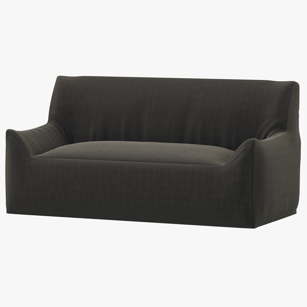 RH Teen Berlin Lounge Canvas Sofa 3D-Modell