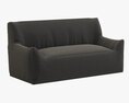 RH Teen Berlin Lounge Canvas Sofa 3D 모델 
