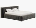 RH Teen Sona Upholstered Platform Bed Modelo 3D