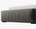 RH Teen Sona Upholstered Platform Bed Modelo 3d
