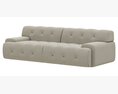Roche Bobois Blogger Large 3-seat Sofa Modelo 3D