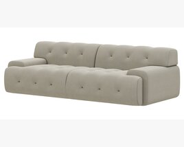 Roche Bobois Blogger Large 3-seat Sofa 3D-Modell
