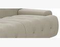 Roche Bobois Blogger Large 3-seat Sofa 3Dモデル