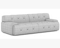 Roche Bobois Blogger Large 3-seat Sofa 3D модель
