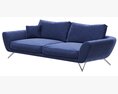 Roche Bobois CARACTERE Large 3-seat Sofa Modelo 3D