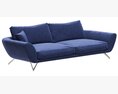 Roche Bobois CARACTERE Large 3-seat Sofa 3D модель