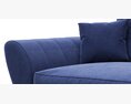Roche Bobois CARACTERE Large 3-seat Sofa 3D 모델 