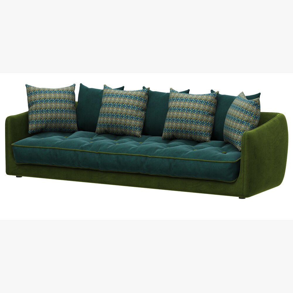 Roche Bobois COCOON LARGE 3-SEAT SOFA 3D-Modell