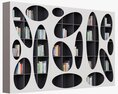 Roche Bobois Denia Bookcase Modelo 3D