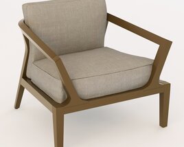 Roche Bobois Echoes Chair Modèle 3D