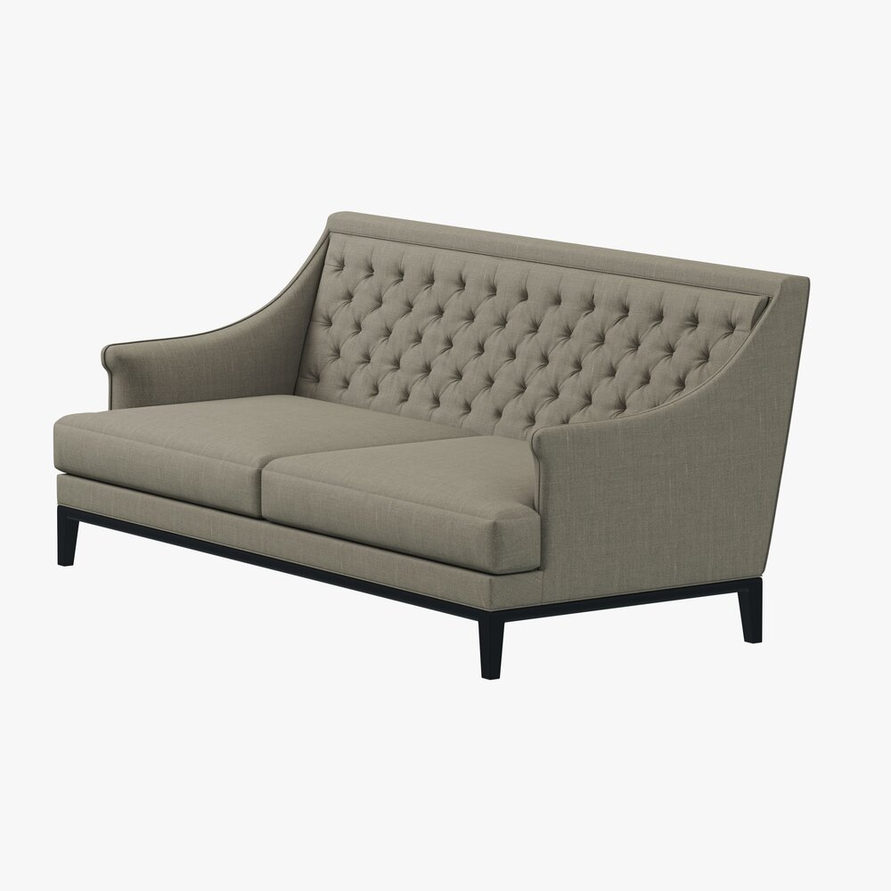 Roche Bobois EPOQ 3-Seat Sofa 3D 모델 
