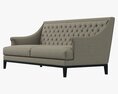Roche Bobois EPOQ 3-Seat Sofa 3d model