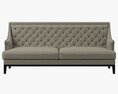 Roche Bobois EPOQ 3-Seat Sofa 3D модель