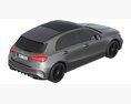 Mercedes-Benz A-Class AMG 2023 3D模型 顶视图