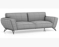 Roche Bobois INSPIRATION Large 3-seat Sofa 3D-Modell