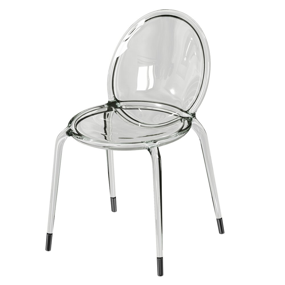 Roche Bobois Loop Chair Crystal 3D model