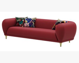 Roche Bobois MONTGOLFIERE Large 4-seat Sofa 3Dモデル